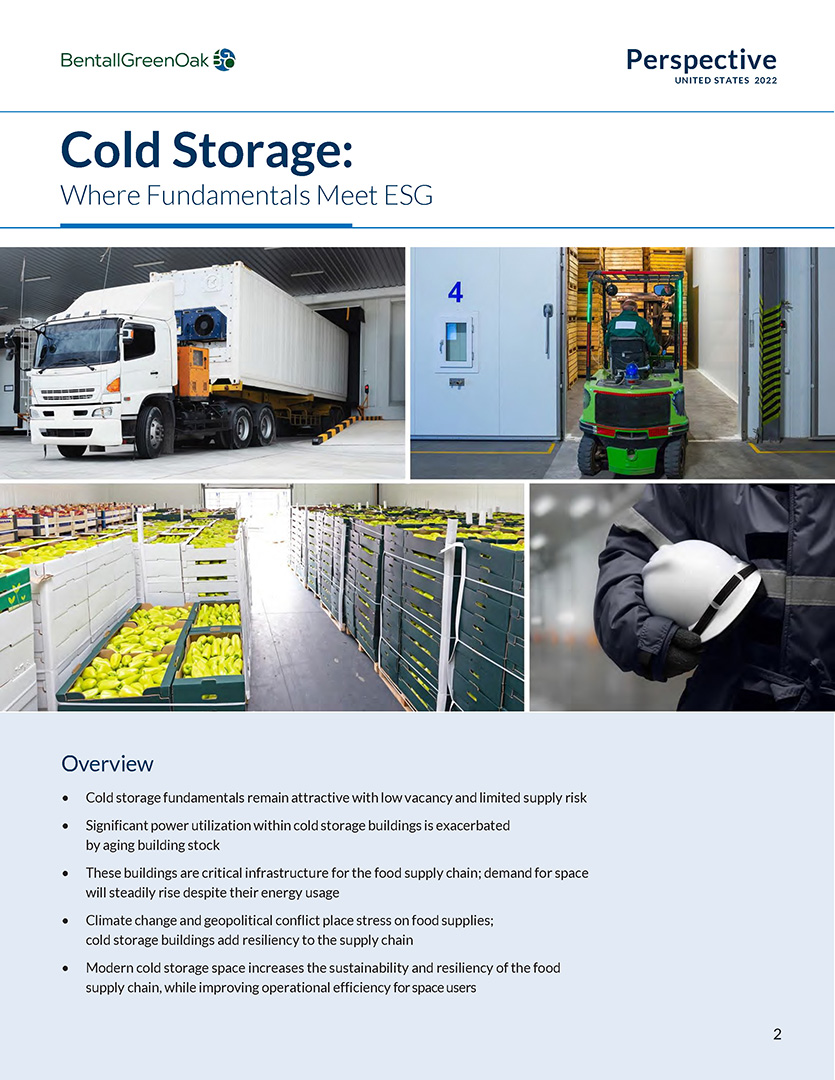 Entreposage frigorifique : l&agrave; o&ugrave; les fondamentaux rencontrent l&rsquo;ESG