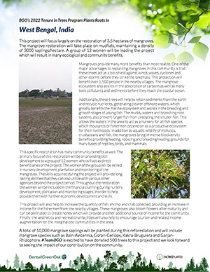 One Tree Planted Article - West Bentgal